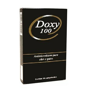 Antibiótico Doxy 100Mg 14 Comprimidos Para Cães E Gatos