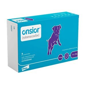 Anti-Inflamatório Onsior Para Cães 10Mg Com 7 Comprimidos