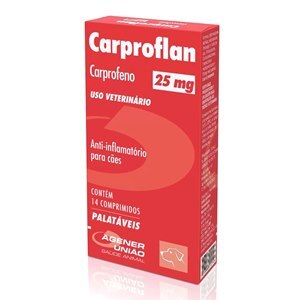Anti-Inflamatório Carproflan 25Mg 14 Comprimidos Palatáveis