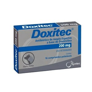 Antibiótico Doxitec 200Mg 16 Comprimidos