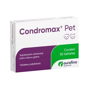 Suplemento Condromax Pet 30 Tabletes Para Cães E Gatos