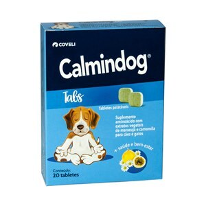 Calmindog 20 Tabletes Palatáveis Cães E Gatos