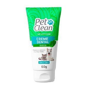 Creme Dental Menta Para Cães E Gatos 60G