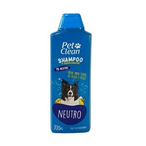 Shampoo E Condicionador Neutro Para Cães E Gatos 700Ml