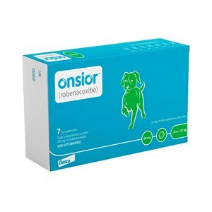 Anti-Inflamatório Onsior Para Cães 20Mg Com 7 Comprimidos