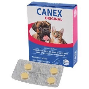 Canex Original Para Cães E Gatos 4 Comprimidos