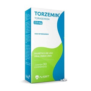 Diurético Torzemin 2Mg 30 Comprimidos Para Cães