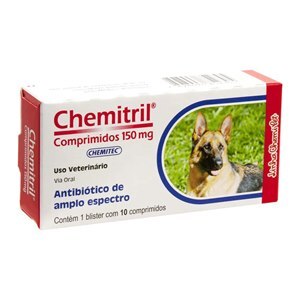 Chemitril 150Mg 10 Comprimidos Para Cães 