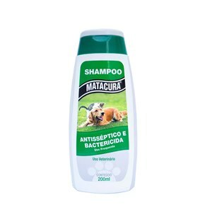 Shampoo Matacura Antisséptico 200Ml Para Cães E Gatos