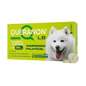 Suplemento Alimentar Avert Queranon Lb Para Cães 30 Comprimidos - Validade Junho/24