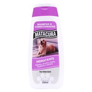 Shampoo E Condicionador Matacura Hidrata E Perfuma 200Ml Para Cães E Gatos